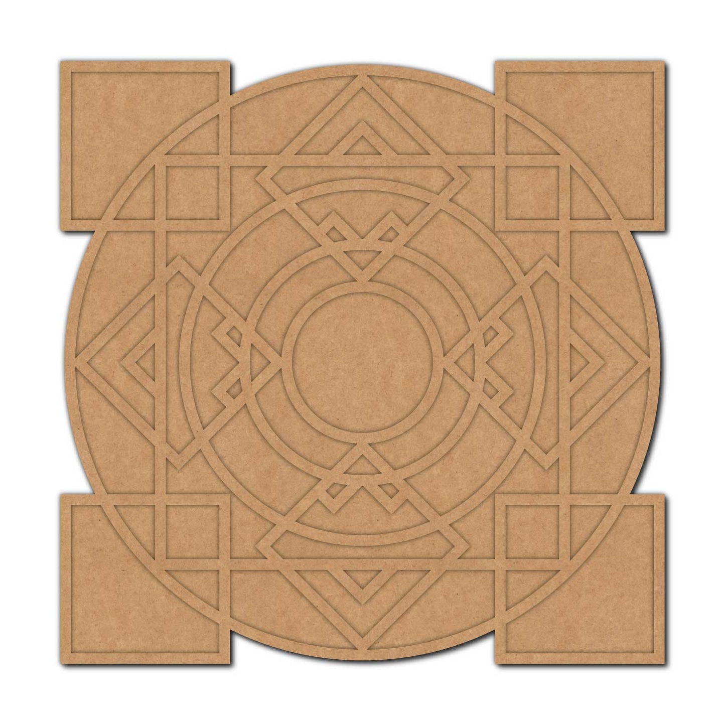 Reusable Rangoli Base MDF Design 2