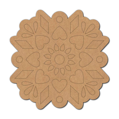 Reusable Rangoli Base MDF Design 3
