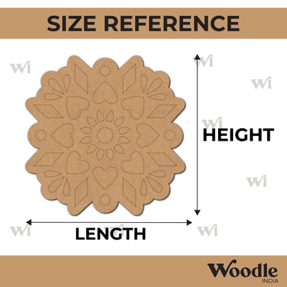Reusable Rangoli Base MDF Design 3