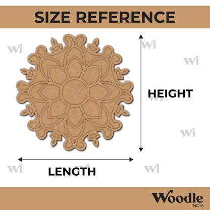 Reusable Rangoli Base MDF Design 5