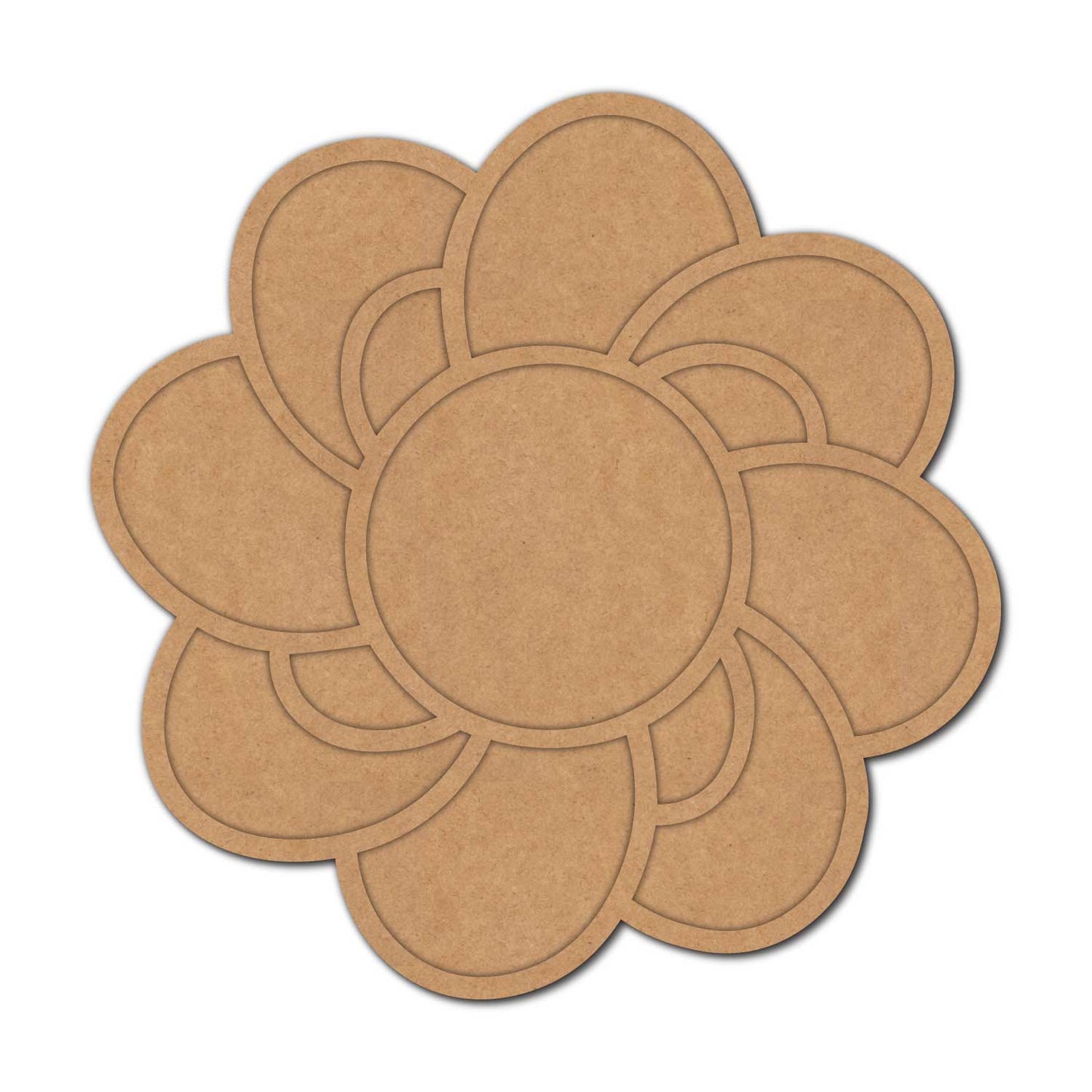 Reusable Rangoli Base MDF Design 9