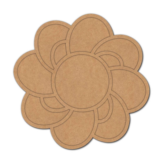 Reusable Rangoli Base MDF Design 9