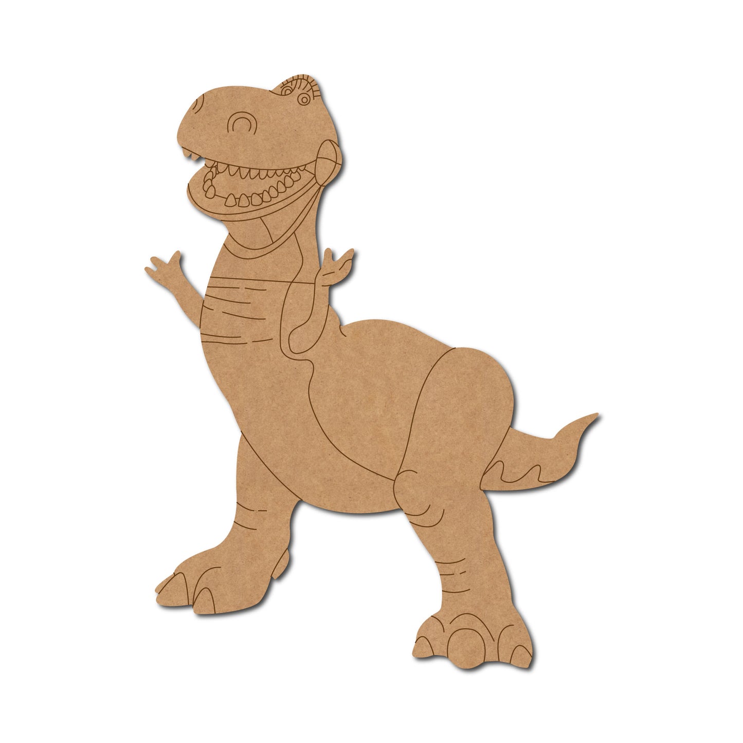 Rex Dinosaur Pre Marked MDF Design 1