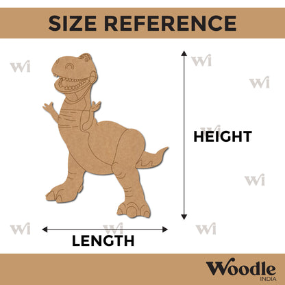 Rex Dinosaur Pre Marked MDF Design 1