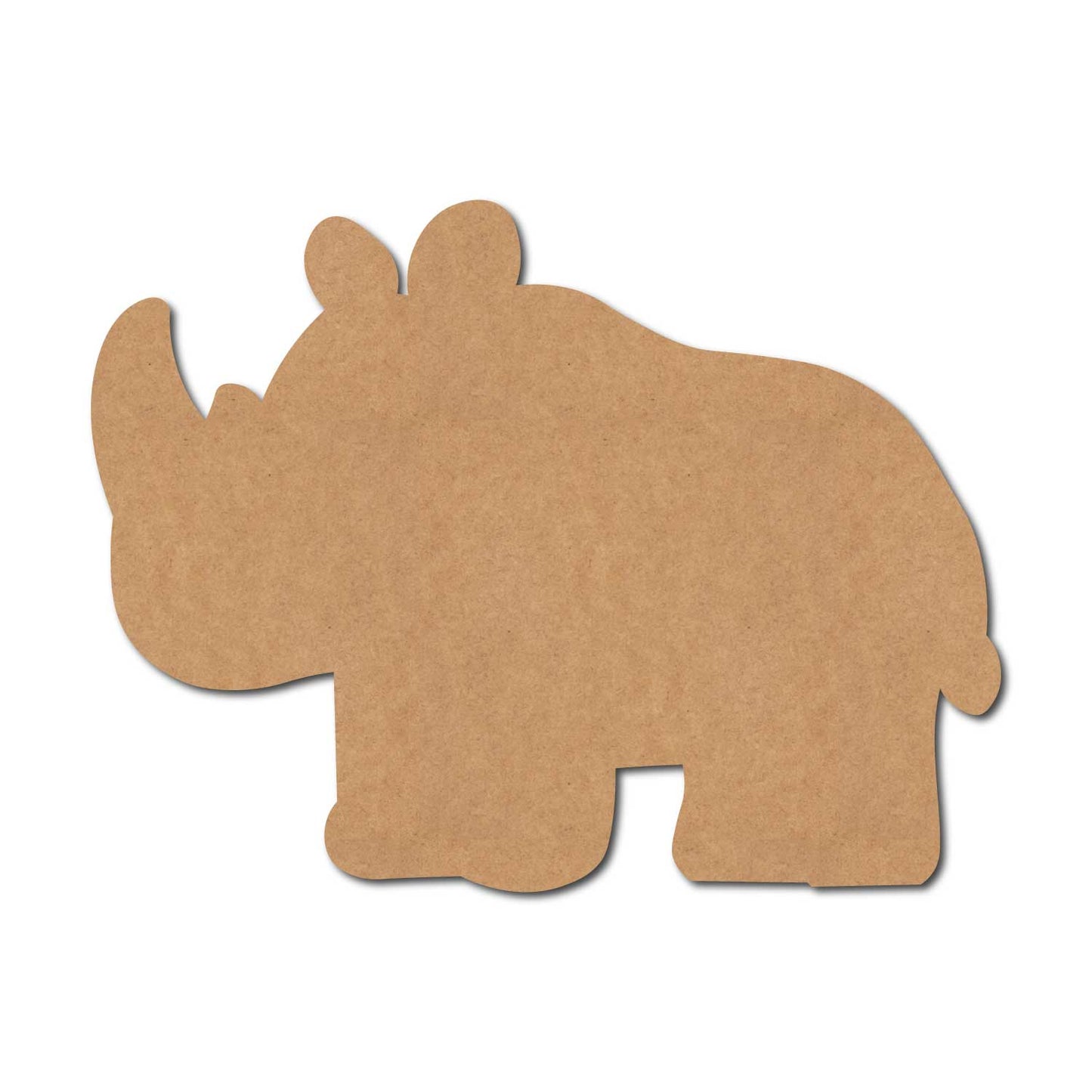 Rhinoceros Cutout MDF Design 2