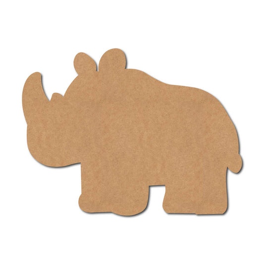Rhinoceros Cutout MDF Design 2
