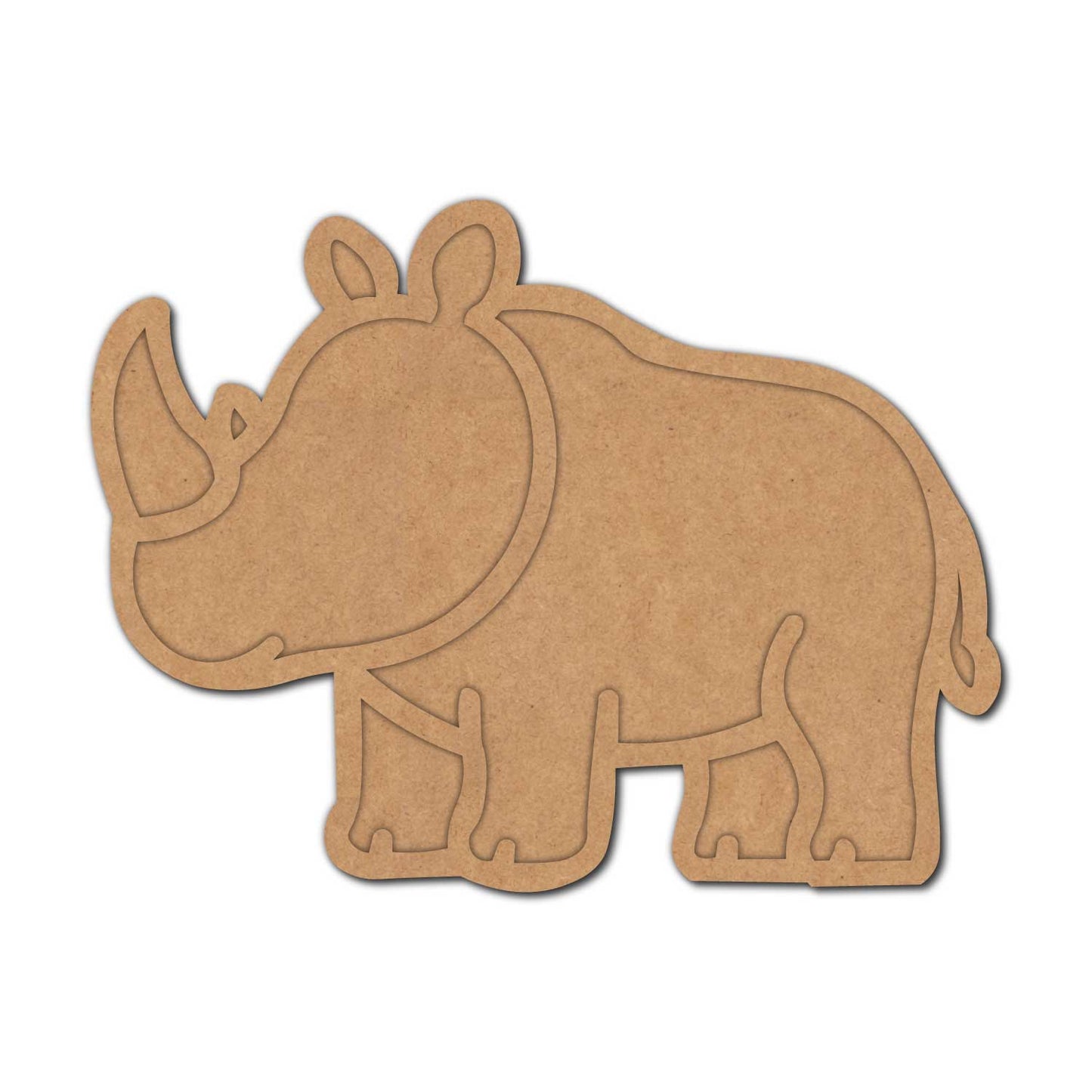 Rhinoceros Mosaic Art MDF Design 1