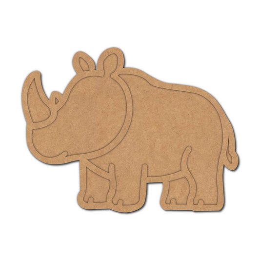 Rhinoceros Mosaic Art MDF Design 1