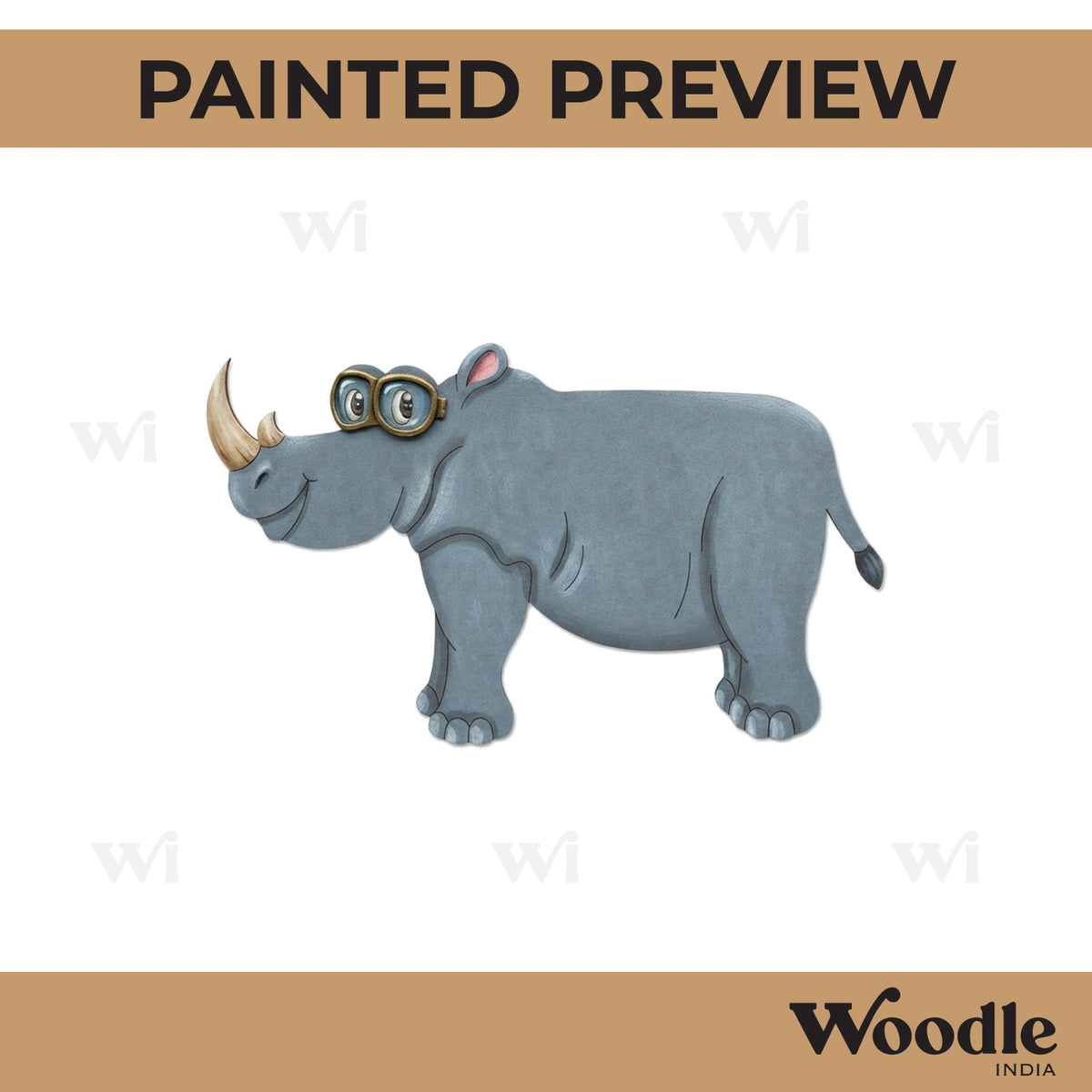 Rhinoceros Pre Marked MDF Design 3