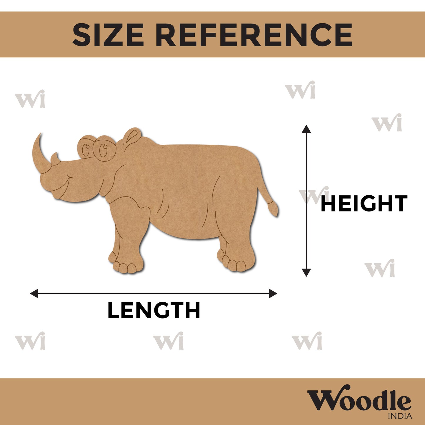 Rhinoceros Pre Marked MDF Design 3