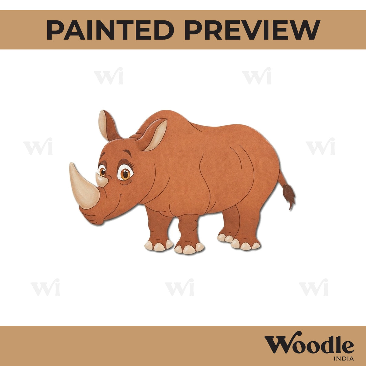 Rhinoceros Pre Marked MDF Design 4
