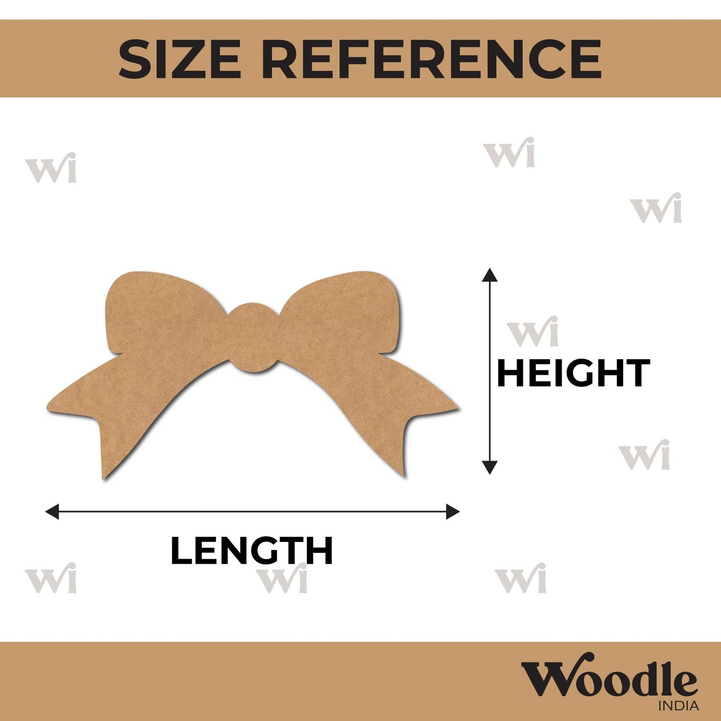 Ribbon Cutout MDF Design 2