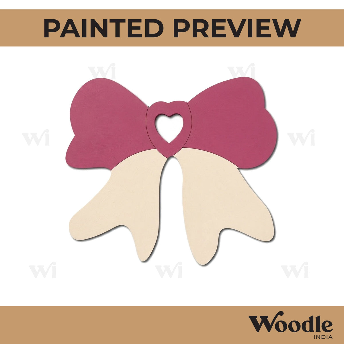 Ribbon Pre Marked MDF Design 1