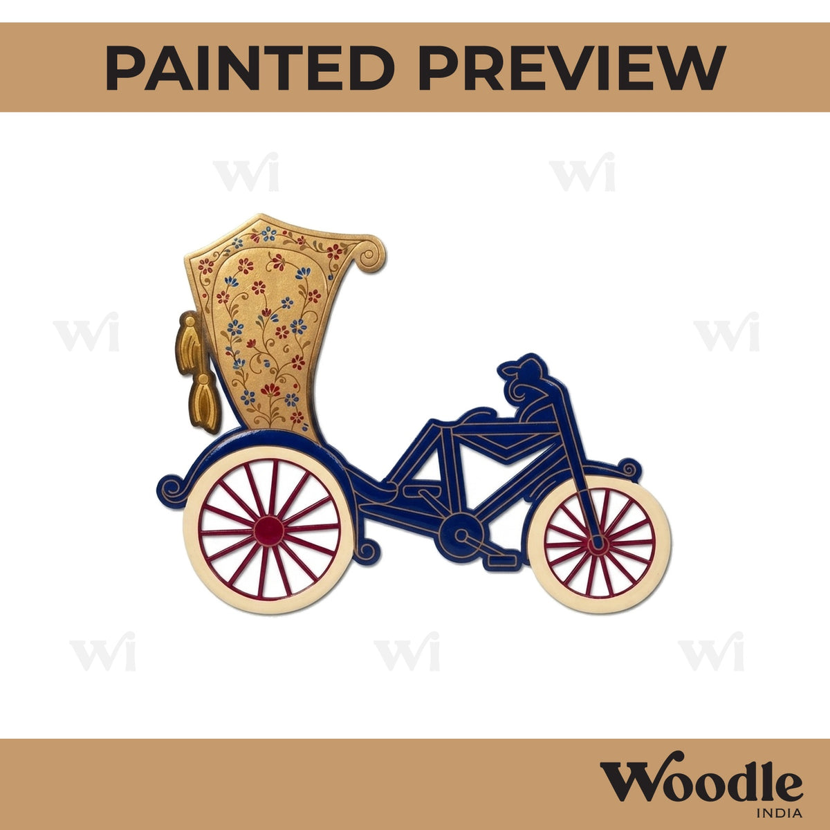 Rickshaw Pre Marked MDF Design 1