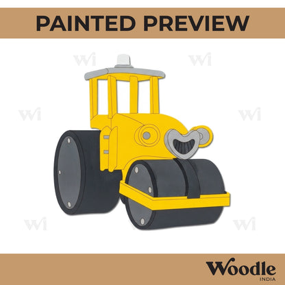 Road Roller Bob The Builder Pre Marked MDF Design 1