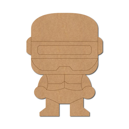 Robocop Cartoon Pre Marked MDF Design 1