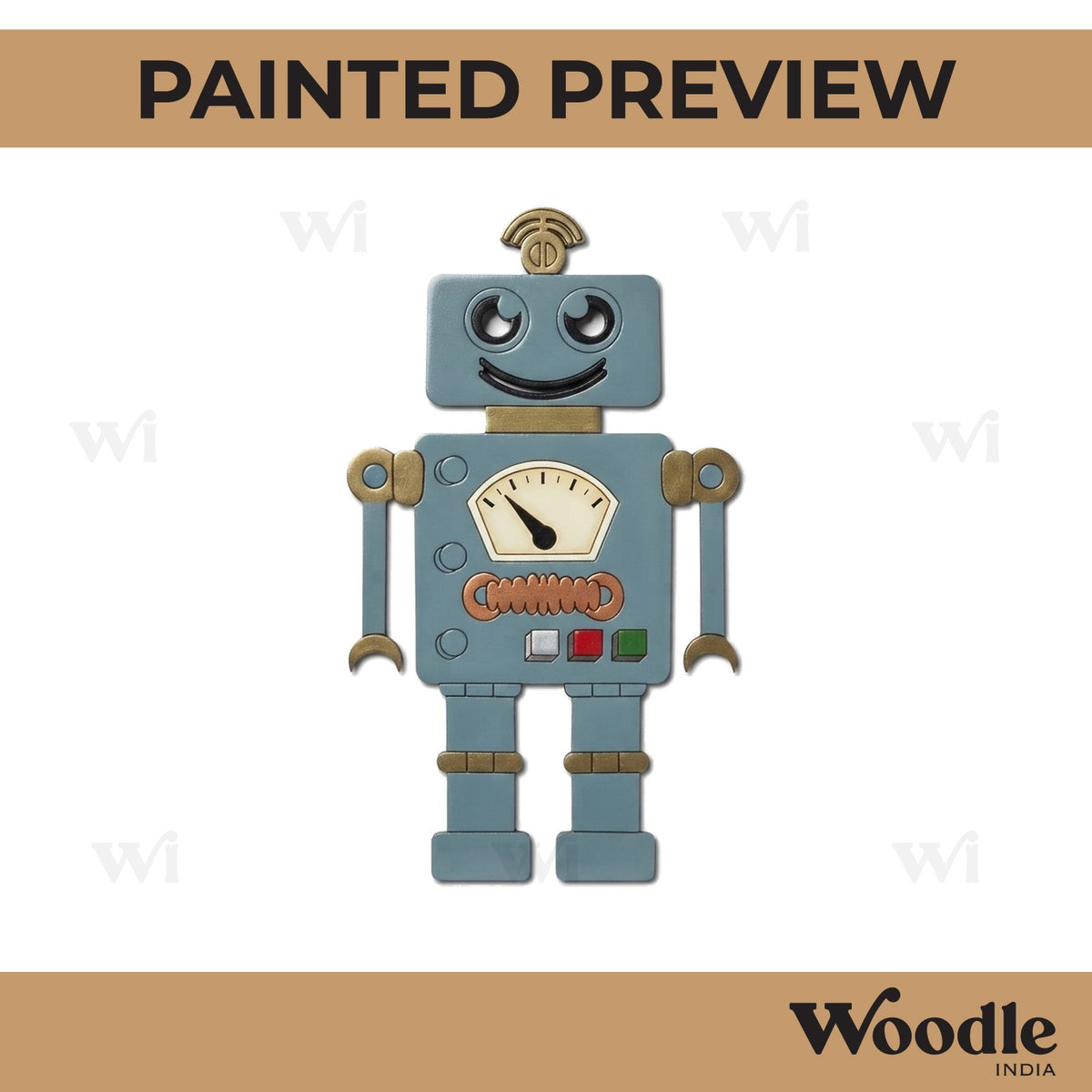 Robot Pre Marked MDF Design 4
