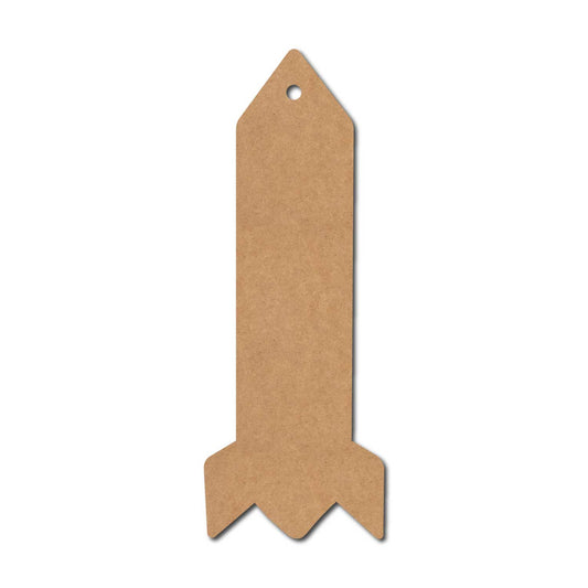 Rocket Bookmark MDF Design 1