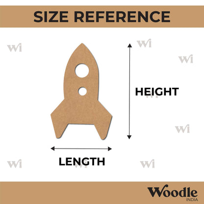 Rocket Cutout MDF Design 2