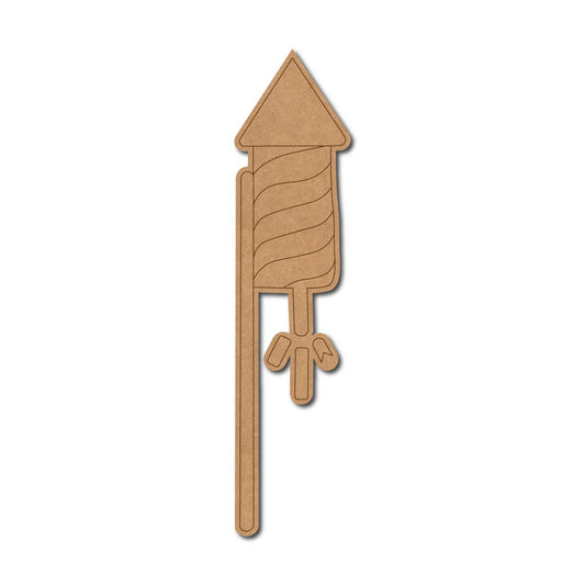 Rocket Diwali Fire Cracker Pre Marked MDF Design 2