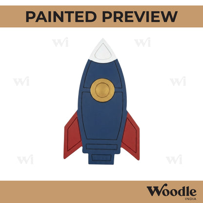 Rocket Mosaic Art MDF Design 1