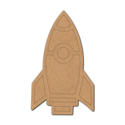 Rocket Mosaic Art MDF Design 1