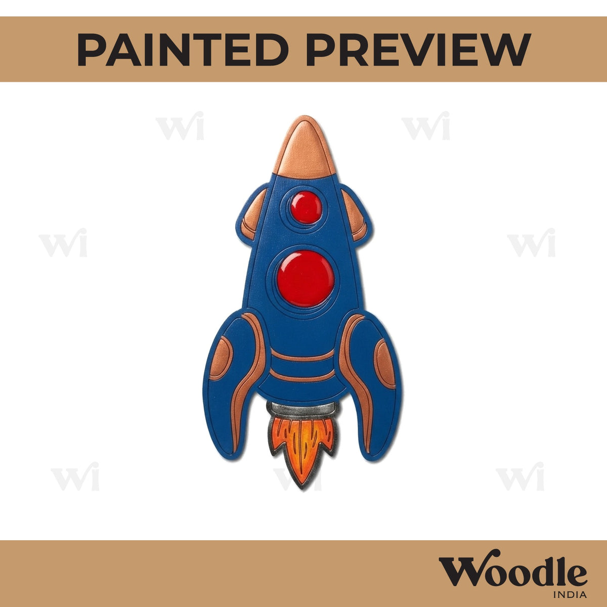 Rocket Pre Marked MDF Design 1