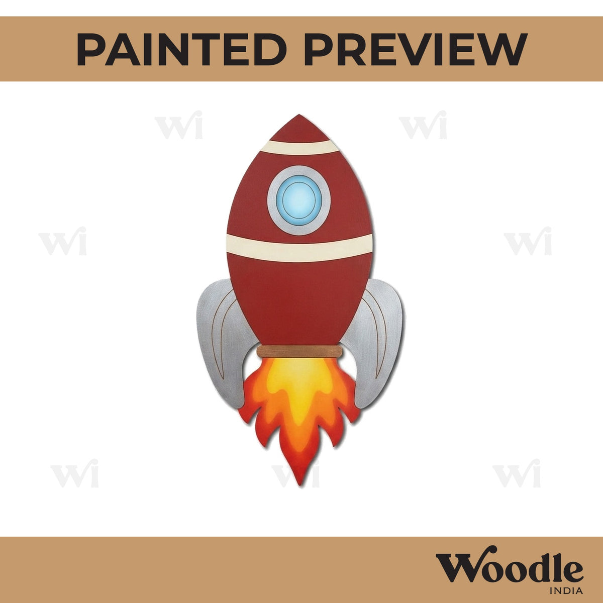 Rocket Pre Marked MDF Design 10