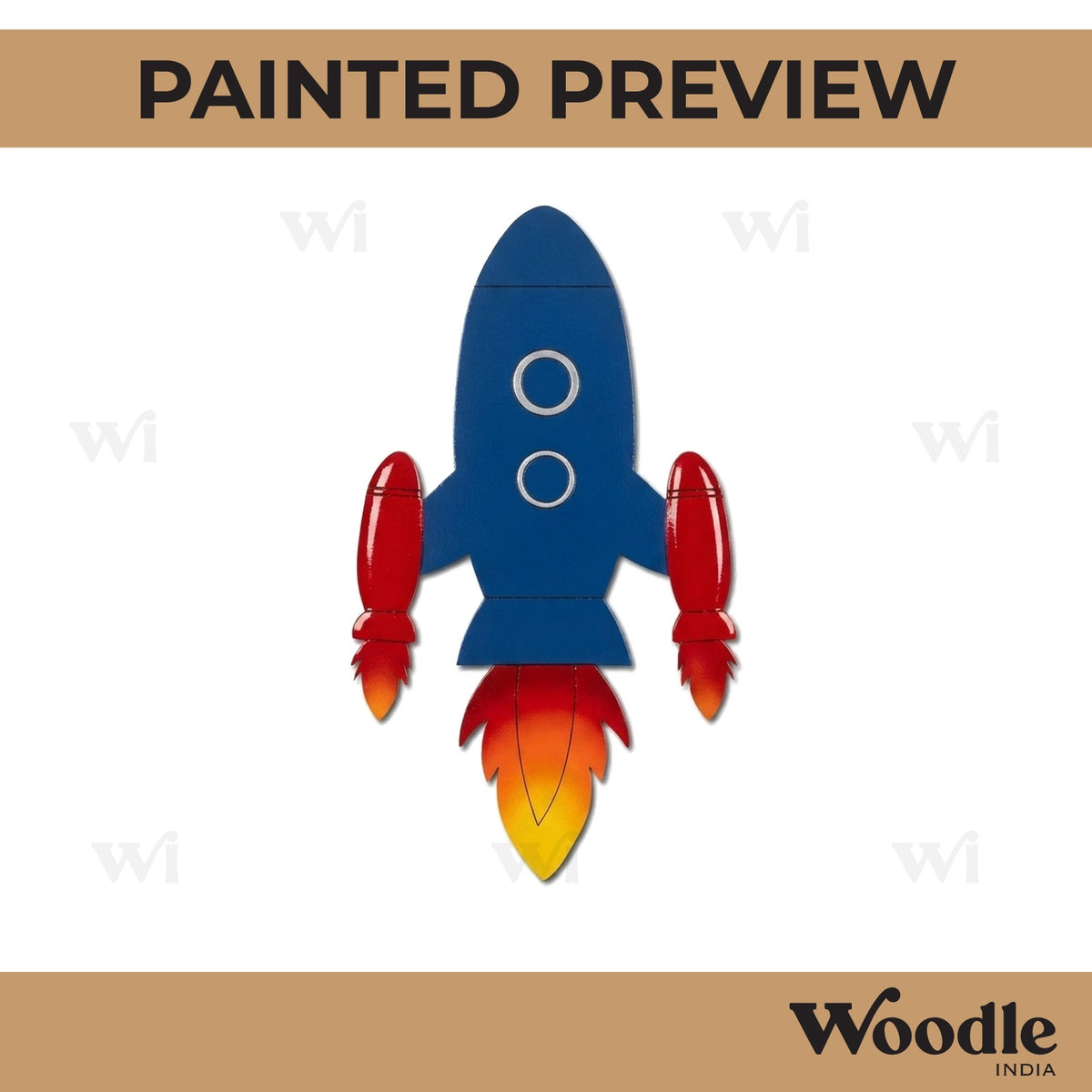 Rocket Pre Marked MDF Design 2