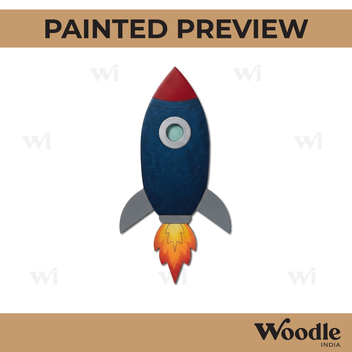 Rocket Pre Marked MDF Design 8