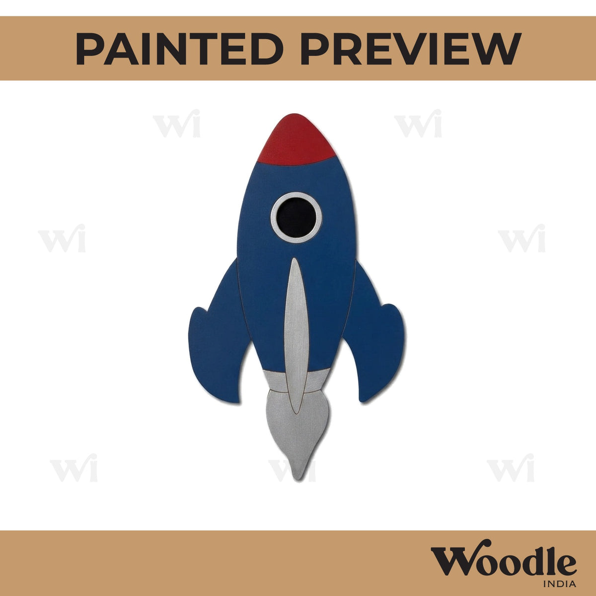 Rocket Pre Marked MDF Design 9