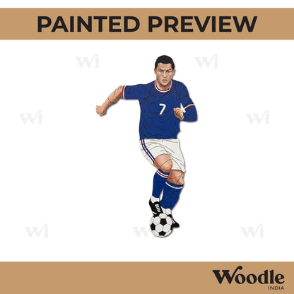 Ronaldo Footballer Pre Marked MDF Design 1