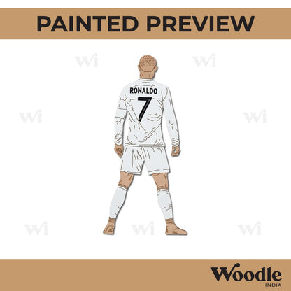 Ronaldo Footballer Pre Marked MDF Design 2