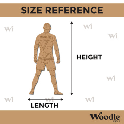 Ronaldo Footballer Pre Marked MDF Design 2