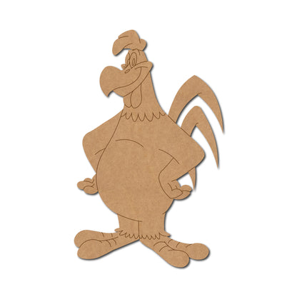 Rooster Looney Tunes Cartoon Pre Marked MDF Design 1