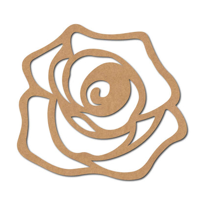 Rose Cutout MDF Design 1