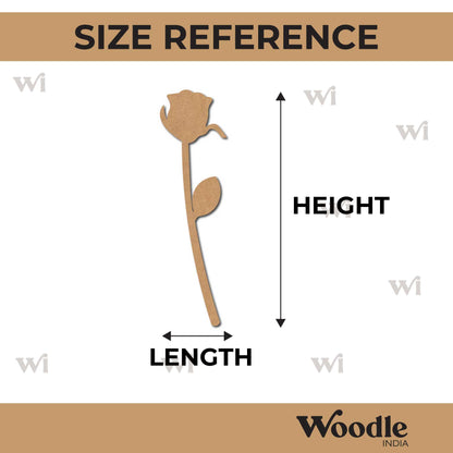 Rose Cutout MDF Design 3
