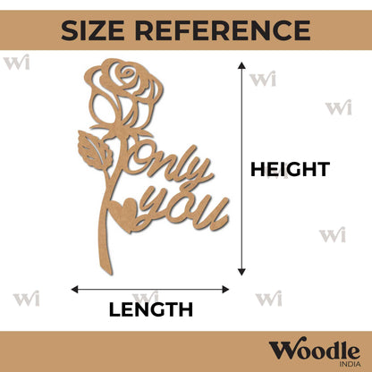 Rose Cutout MDF Design 4