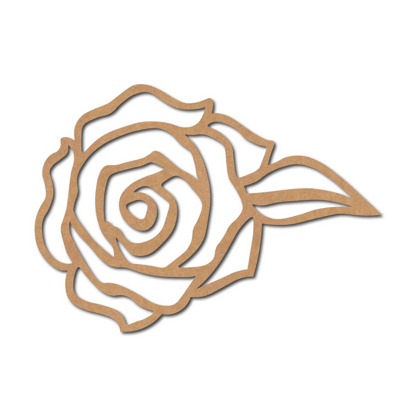 Rose Cutout MDF Design 5