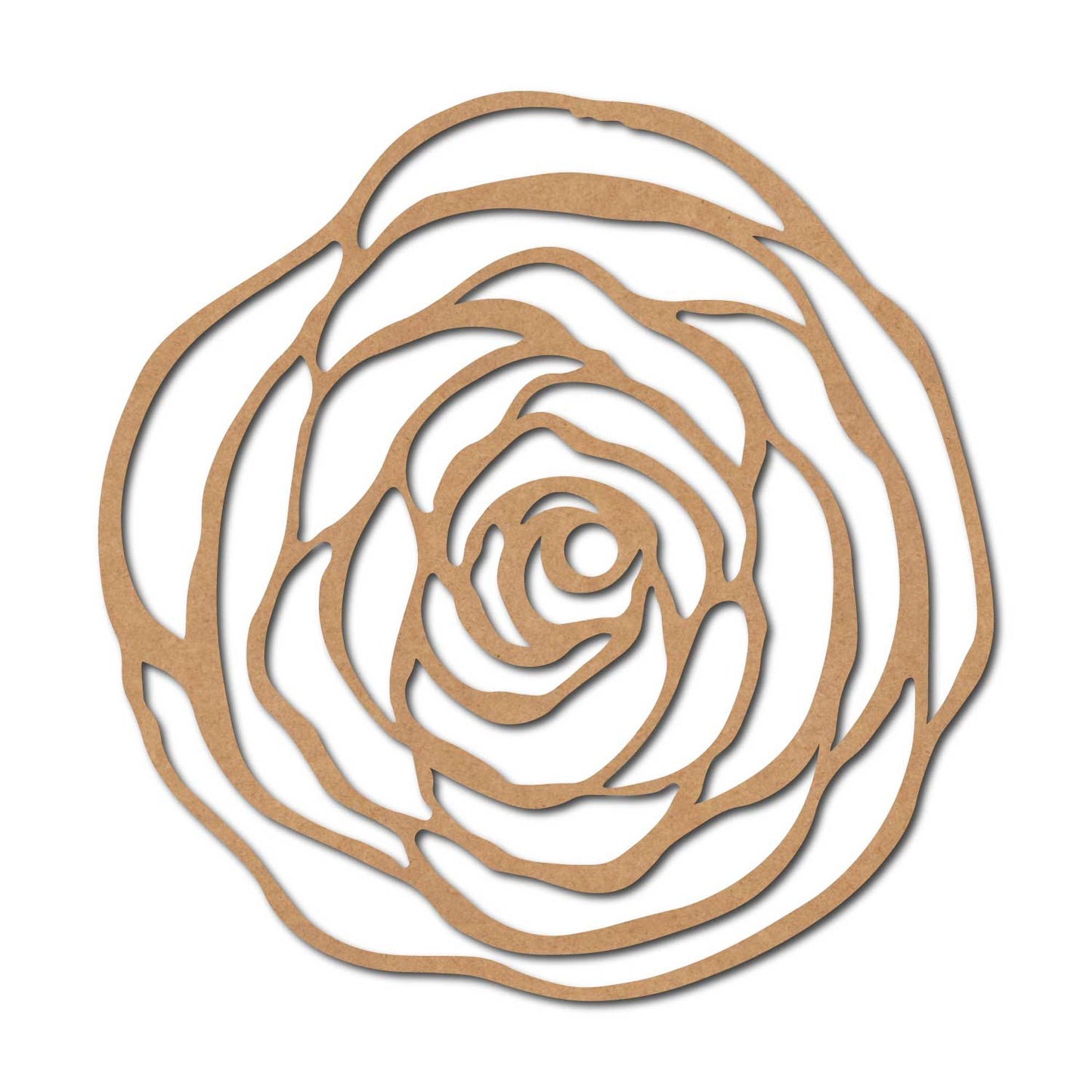 Rose Cutout MDF Design 6