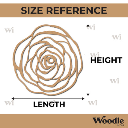Rose Cutout MDF Design 6