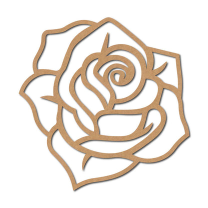 Rose Cutout MDF Design 7