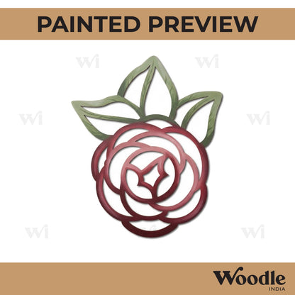 Rose Cutout MDF Design 9