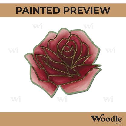 Rose Pre Marked MDF Design 1