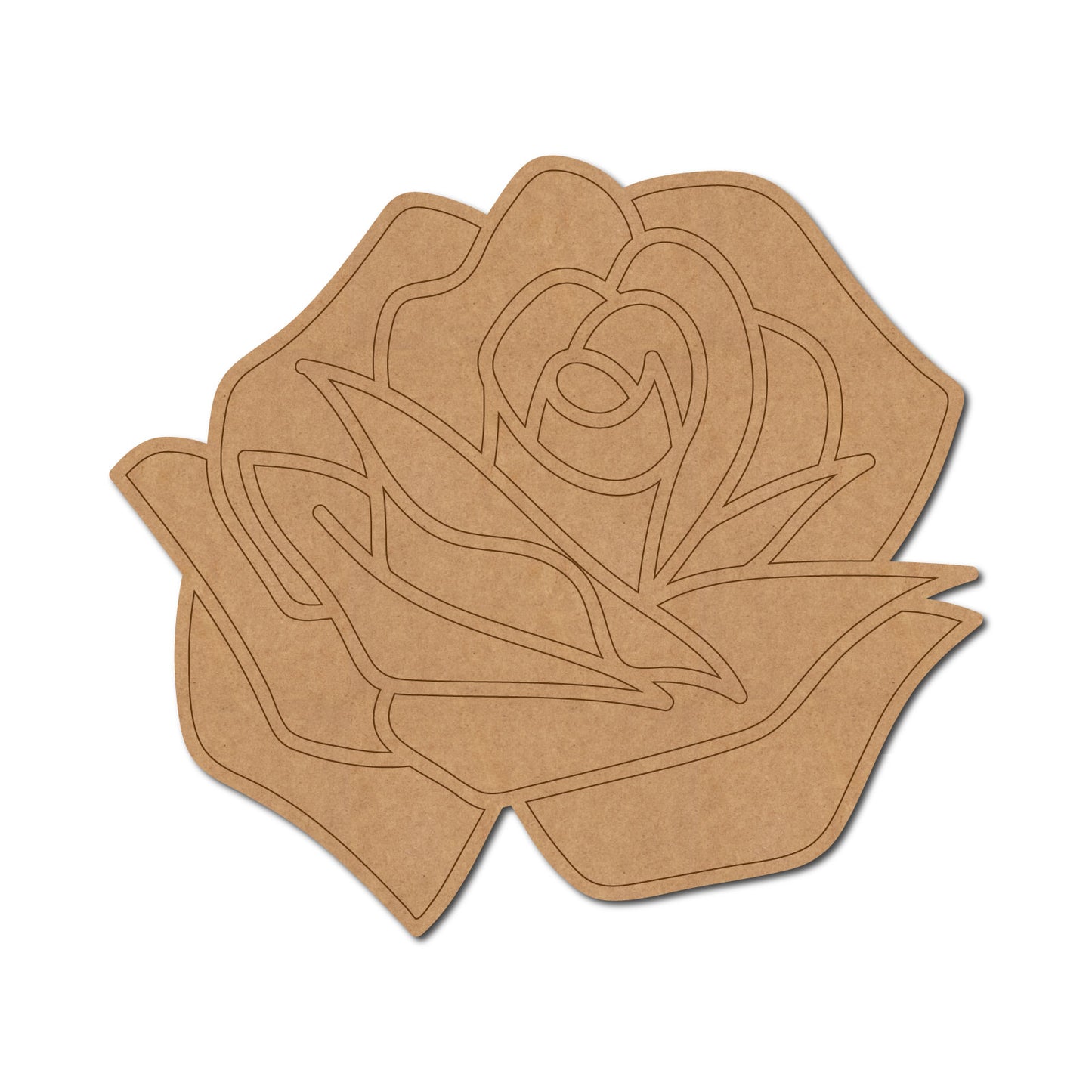 Rose Pre Marked MDF Design 1