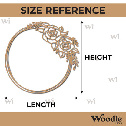 Rose Ring Cutout MDF Design 1