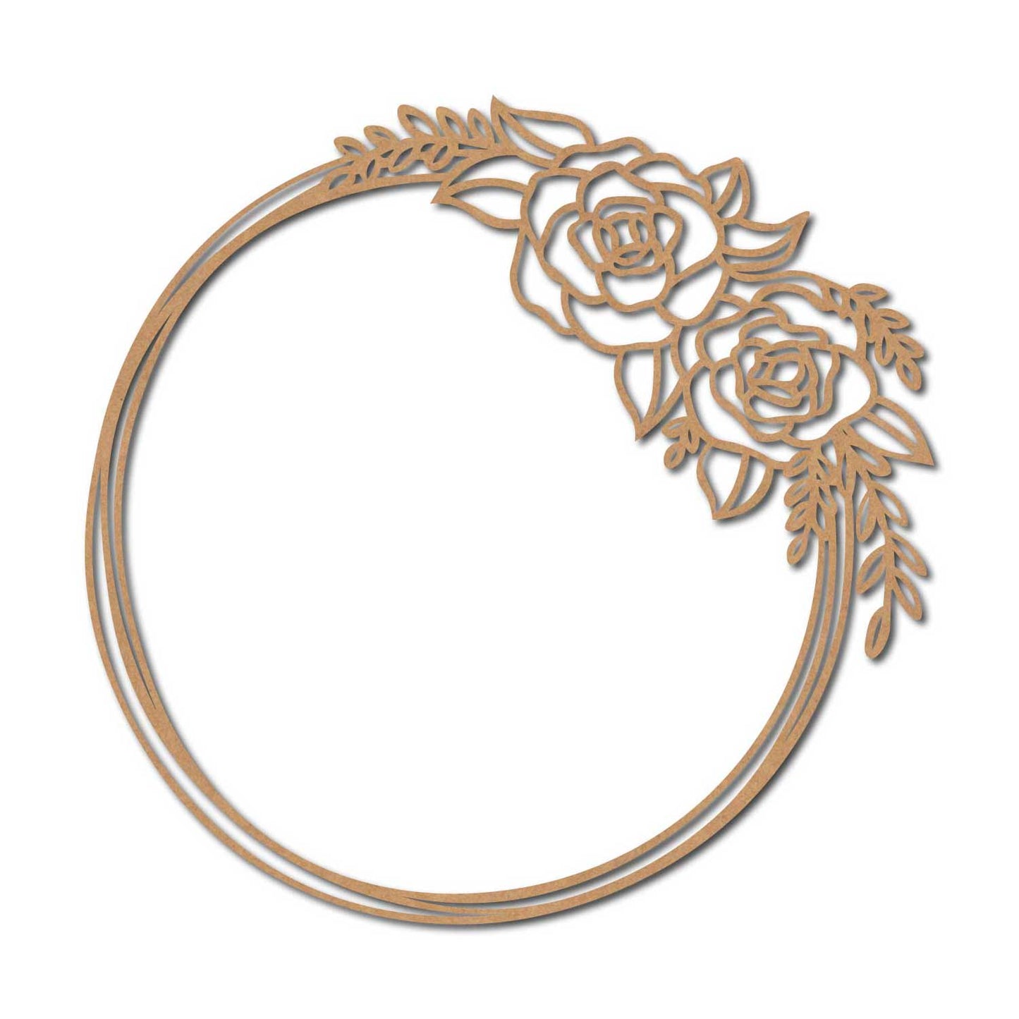 Rose Ring Cutout MDF Design 1
