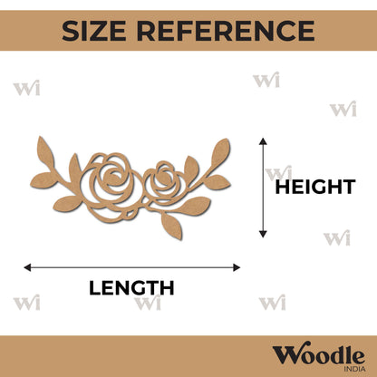 Roses Cutout MDF Design 1