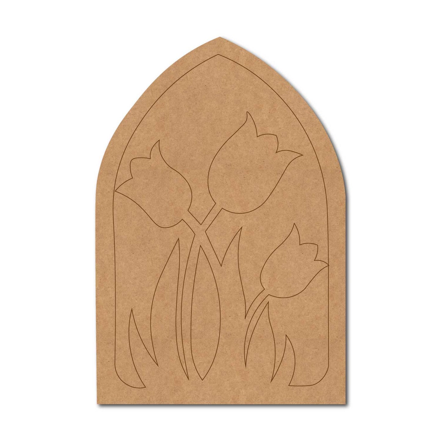 Roses Pre Marked Base MDF Design 1