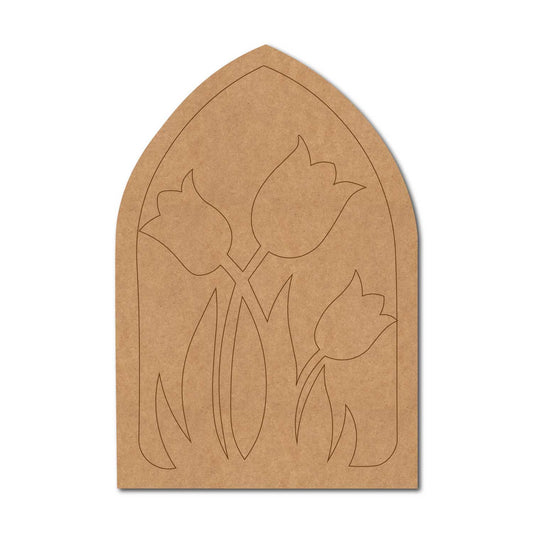 Roses Pre Marked Base MDF Design 1